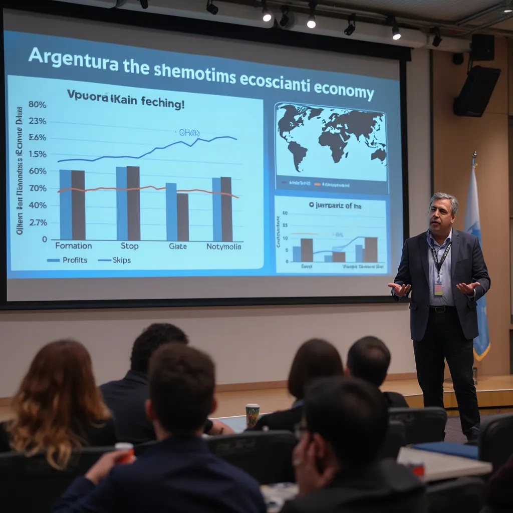 Charla sobre economía argentina